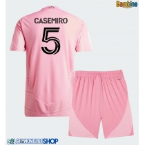 Maglie da calcio Inter Miami Casemiro #5 Prima Maglia Bambino 2026-27 Manica Corta + Pantaloni corti)